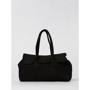 Secret Pon-Pon Shoulder Bag Woman Black